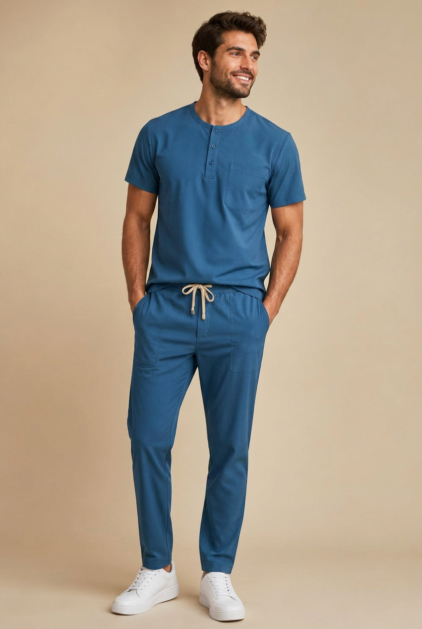 Clover men's Relaxed Fit in Cerulean Blue