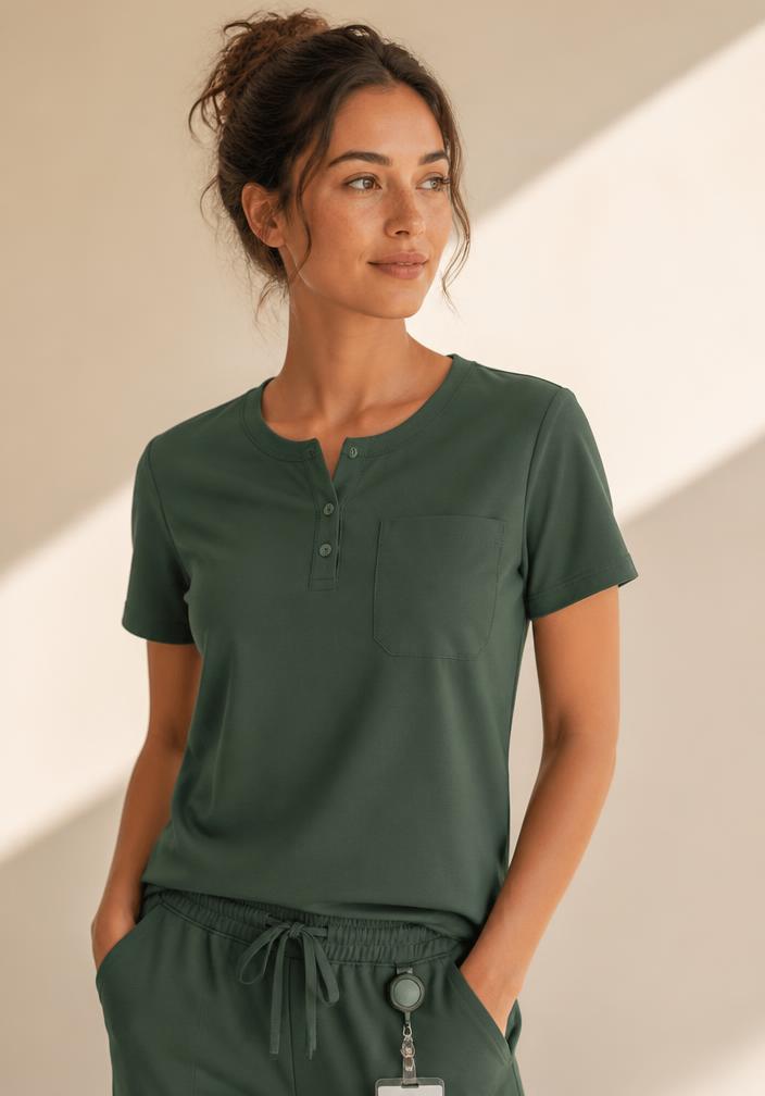Clover Button Henley