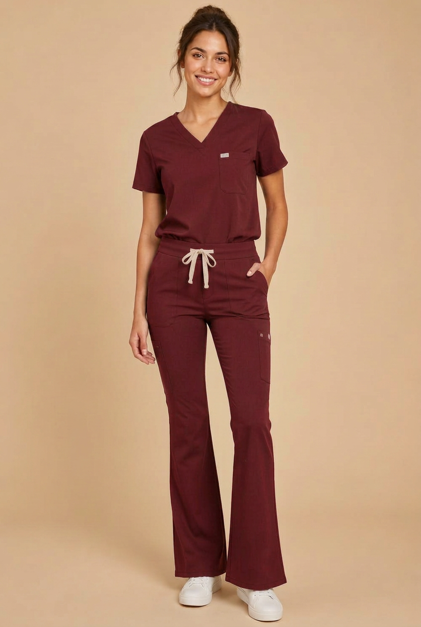 Clover women's Flare in Vampire Red